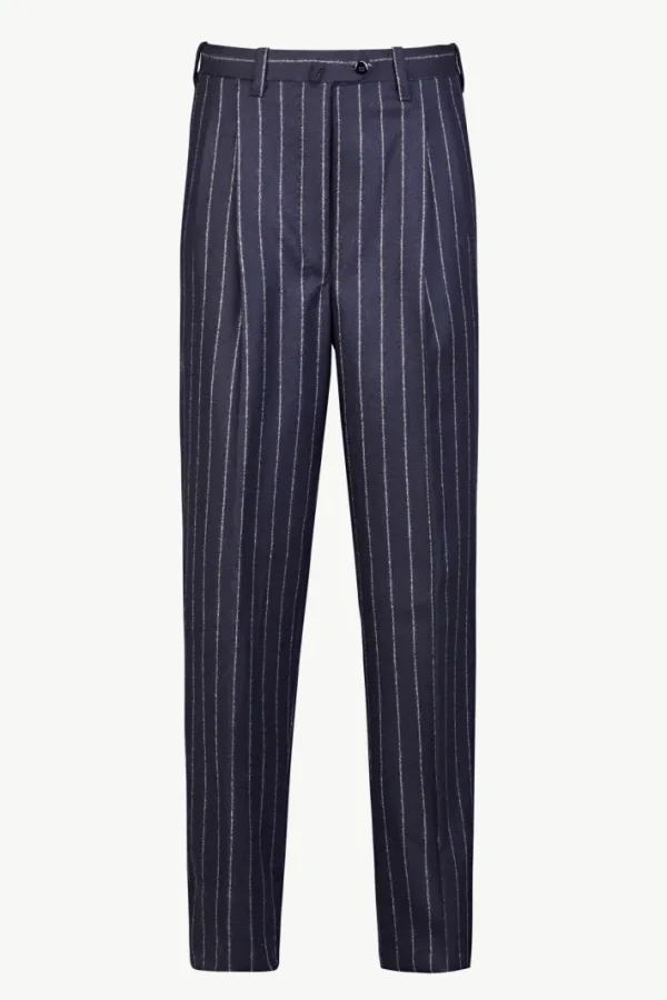 Giuliva Heritage Cornelia Trousers in Wool Pinstripe<Women Trousers