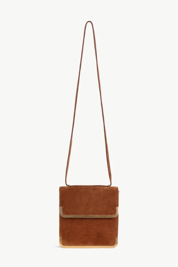 Giuliva Heritage Cosima Bag in Suede and Brass<Women Bags