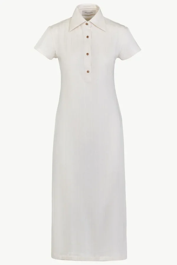 Giuliva Heritage Daphne Polo Dress in Cotton Jersey<Women Dresses