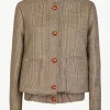 Giuliva Heritage Diana Jacket in Wool Prince of Wales<Women Jackets