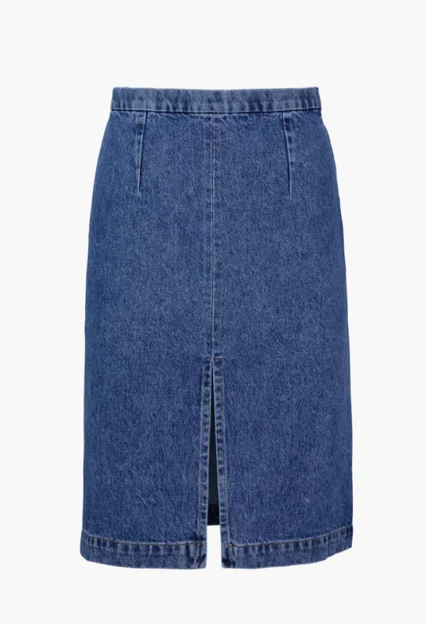 Giuliva Heritage Diletta Skirt in Denim<Women Skirts