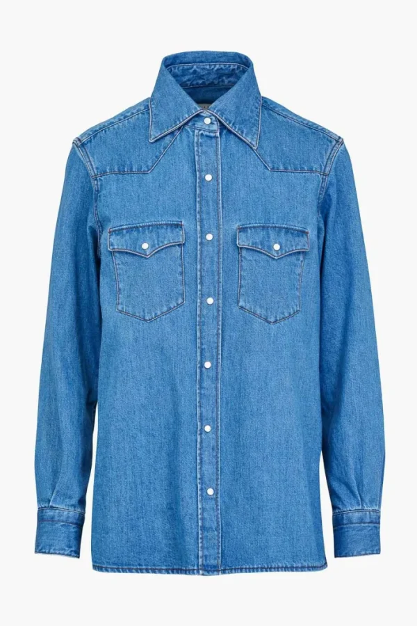 Giuliva Heritage Dina Shirt in Denim<Women Tops