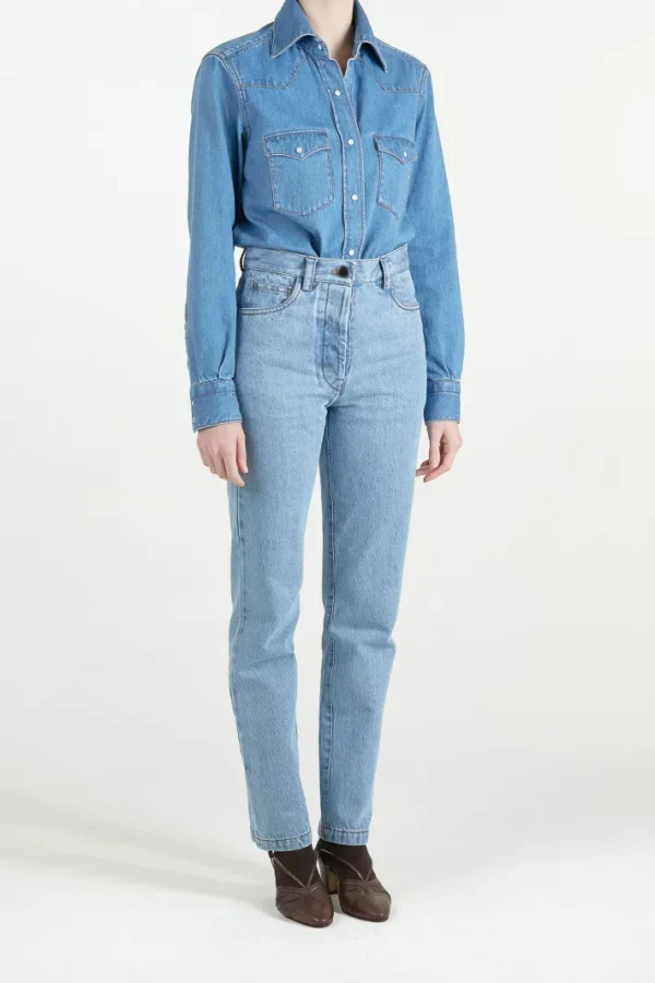 Giuliva Heritage Dina Shirt in Denim<Women Tops