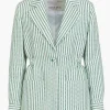 Giuliva Heritage Elena Jacket in Cotton Stripes<Women Jackets | Blazers