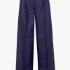 Giuliva Heritage Elsa Trousers in Wool Pinstripe<Women Trousers