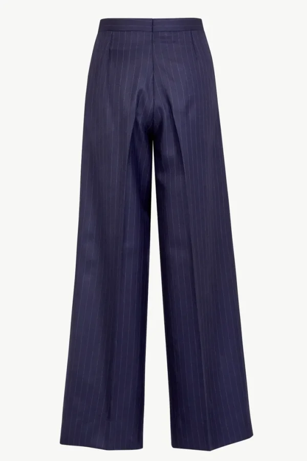 Giuliva Heritage Elsa Trousers in Wool Pinstripe<Women Trousers