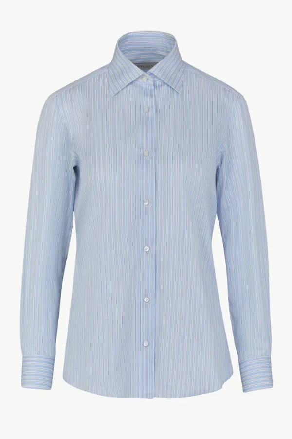 Giuliva Heritage Elvira Shirt in Striped Cotton<Women Tops