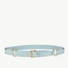 Giuliva Heritage Enrico Belt in Fabric and Suede<Women Accessories