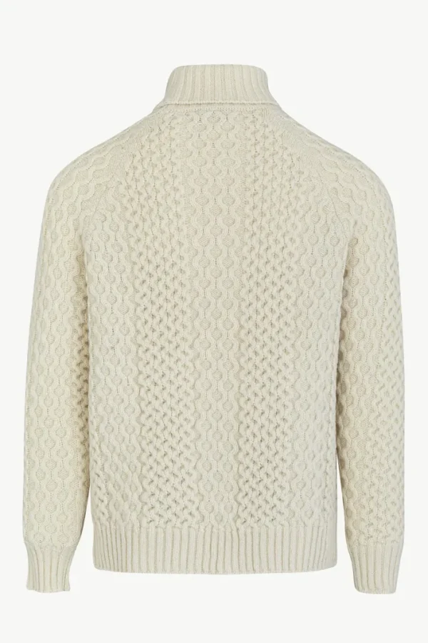 Giuliva Heritage Faloria Sweater in Cable Knit Wool< Knitwear