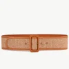 Giuliva Heritage Frame Belt in Fabric and Leather<Women Accessories