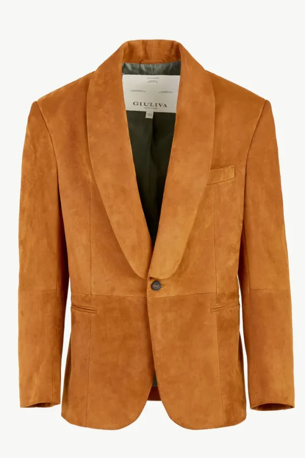 Giuliva Heritage Gaspare Blazer in Suede< Blazers