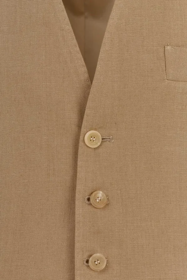 Giuliva Heritage Giano Waistcoat in Linen< Waistcoats