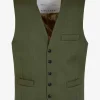 Giuliva Heritage Giano Waistcoat in Wool Drill< Waistcoats