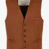 Giuliva Heritage Giano Waistcoat in Wool Drill< Waistcoats