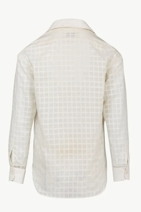 Giuliva Heritage Giovanni Shirt in Textured Wool and Cotton Check< Shirts