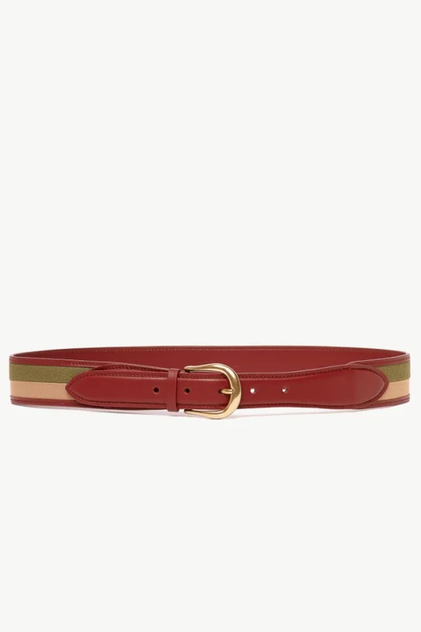 Giuliva Heritage Guillaume Belt in Fabric and Leather<Women Accessories | Accessories