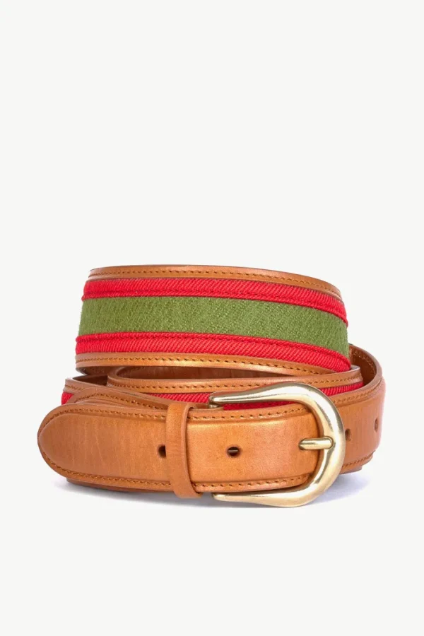 Giuliva Heritage Guillaume Belt in Fabric and Leather<Women Accessories | Accessories