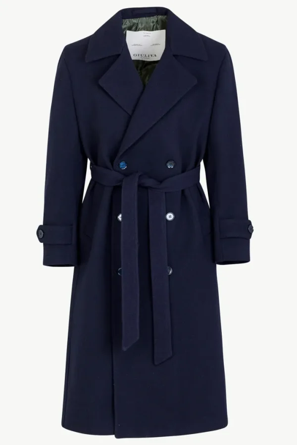 Giuliva Heritage Jacques Trench Coat in Virgin Wool< Coats