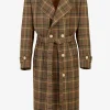 Giuliva Heritage Jacques Trench Coat in Virgin Wool Check< Coats