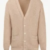 Giuliva Heritage James Cardigan in Cotton Knit< Knitwear