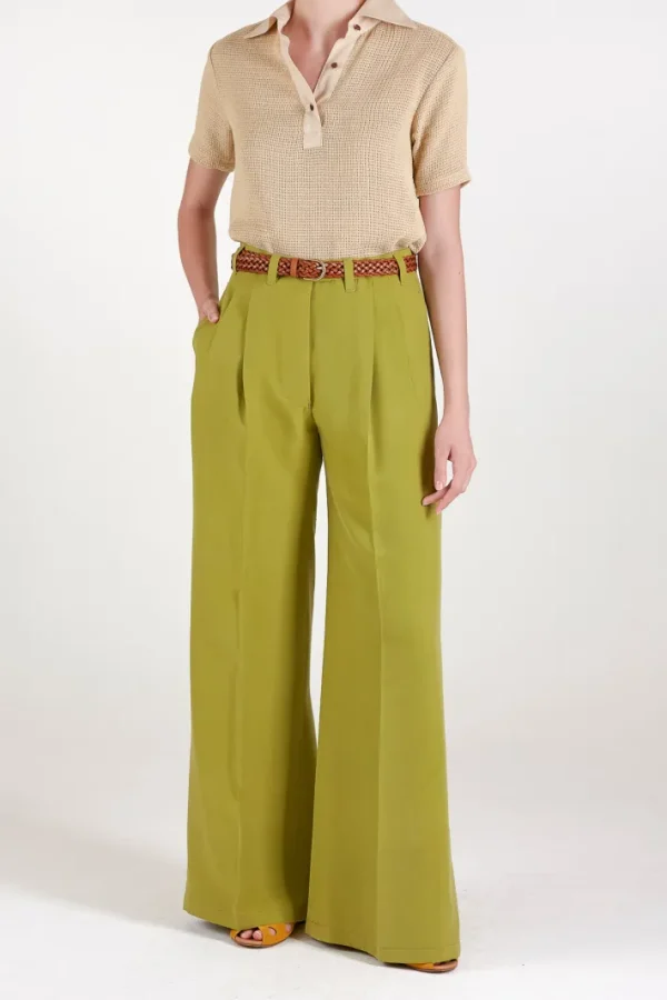 Giuliva Heritage Jasmine Trousers in Silk<Women Trousers