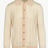 Giuliva Heritage Jude Cardigan in Cashmere and Silk Knit< Knitwear