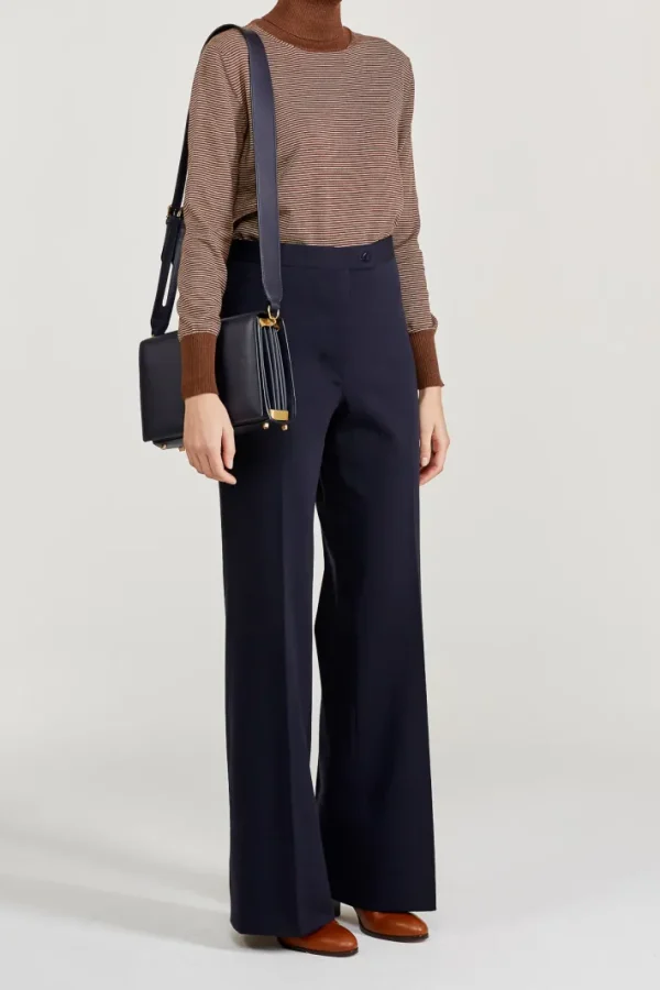 Giuliva Heritage Laura Trousers in Stretch Virgin Wool<Women Trousers