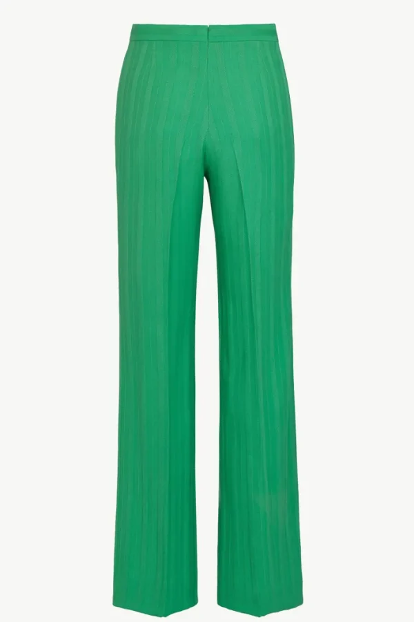 Giuliva Heritage Laura Trousers in Virgin Wool Jacquard Stripes<Women Trousers