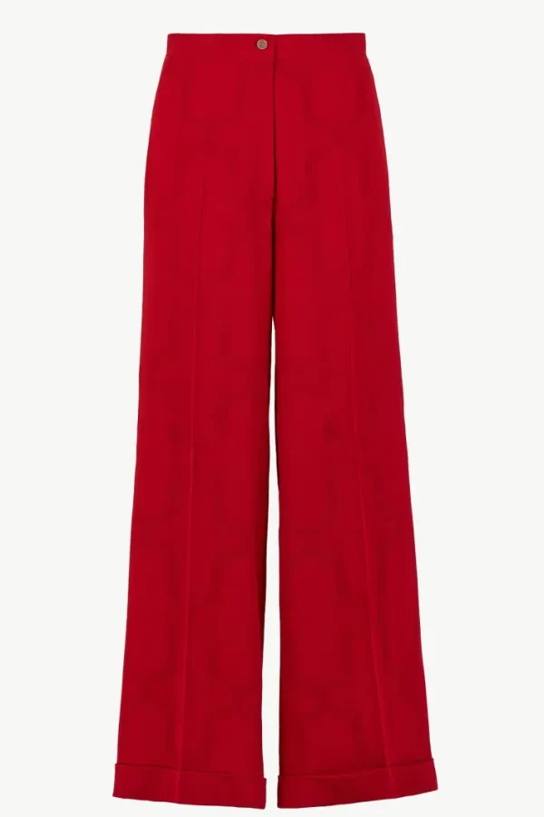 Giuliva Heritage Leila Trousers in Jacquard<Women Trousers