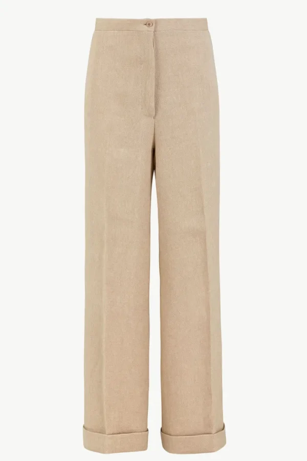 Giuliva Heritage Leila Trousers in Linen Cordura<Women Trousers