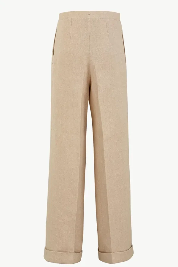 Giuliva Heritage Leila Trousers in Linen Cordura<Women Trousers