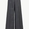 Giuliva Heritage Leila Trousers in Wool Herringbone<Women Trousers