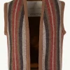 Giuliva Heritage Lia Vest in Wool Stripes<Women Waistcoats