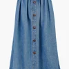 Giuliva Heritage Lilium Skirt in Denim<Women Skirts