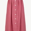 Giuliva Heritage Lilium Skirt in Linen<Women Skirts