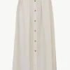 Giuliva Heritage Lilium Skirt in Linen and Cotton<Women Skirts