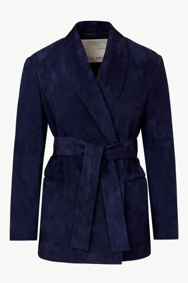 Giuliva Heritage Linda Blazer in Suede<Women Blazers