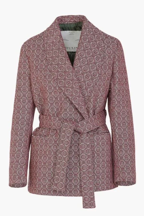 Giuliva Heritage Linda Blazer in Wool and Cashmere blend<Women Blazers