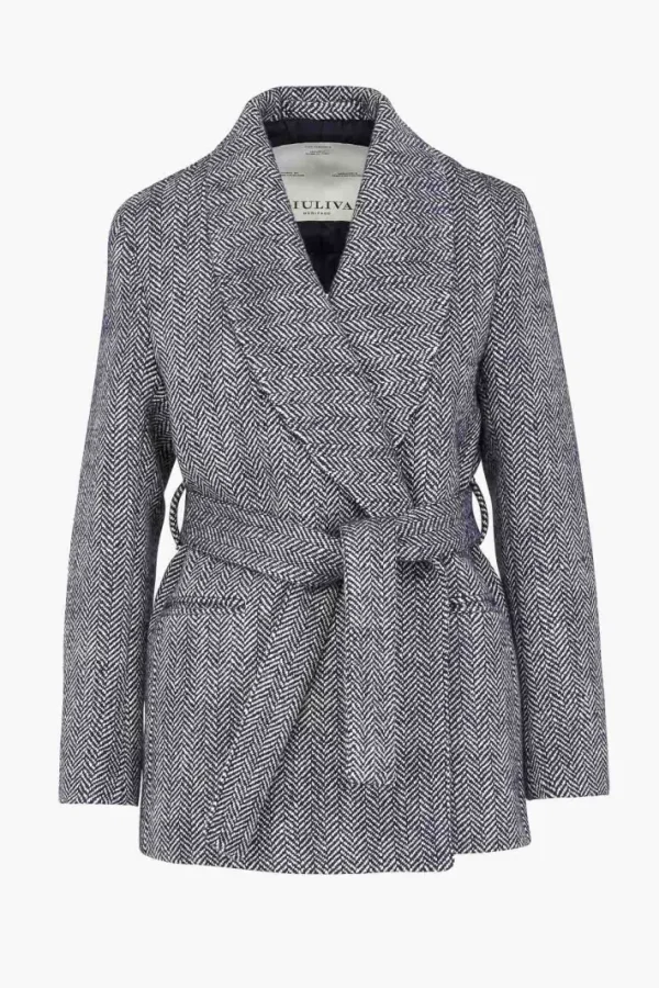 Giuliva Heritage Linda Blazer in Wool Herringbone<Women Blazers