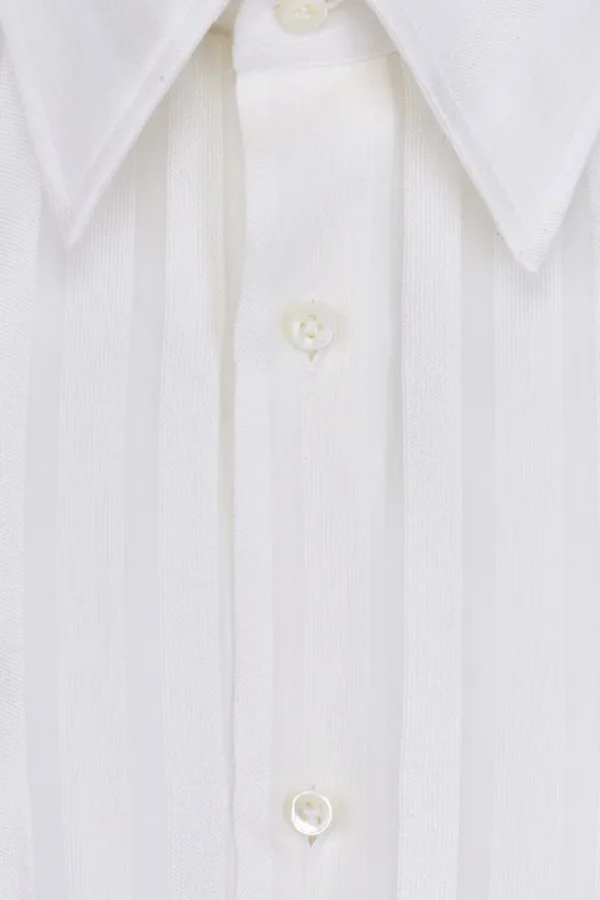 Giuliva Heritage Luigi Shirt in Cotton, Silk and Wool Blend< Shirts