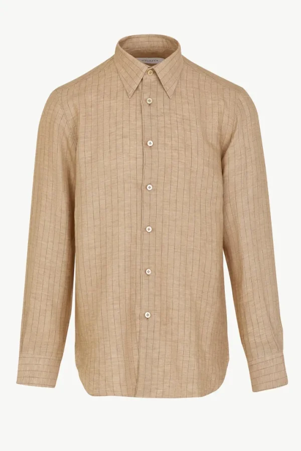 Giuliva Heritage Luigi Shirt in Linen< Shirts