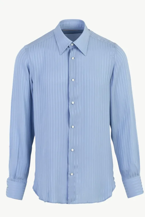 Giuliva Heritage Luigi Shirt in Silk Stripes< Shirts