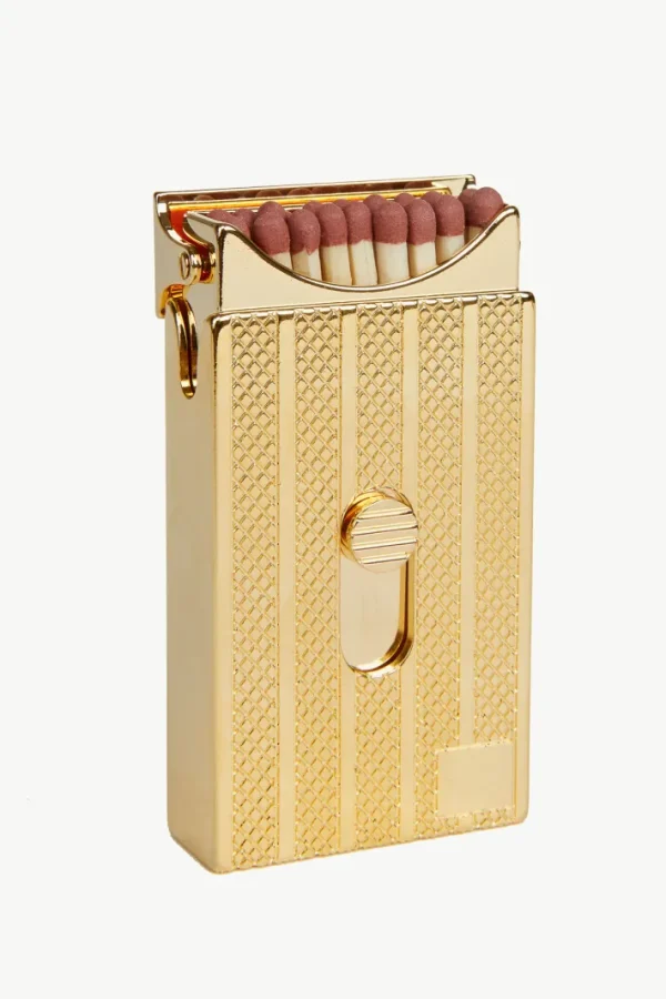 Giuliva Heritage Matches Box in Brass with Gold Finish<Women Accessories | Accessories