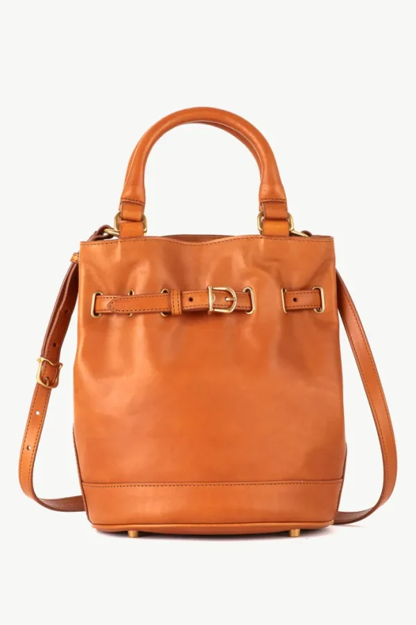 Giuliva Heritage Mini Secchiello Bag in Leather<Women Bags