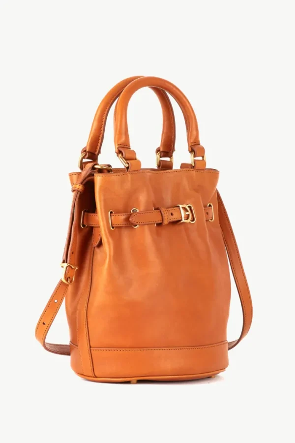 Giuliva Heritage Mini Secchiello Bag in Leather<Women Bags