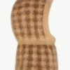 Giuliva Heritage Miranda Balaclava in Mohair Blend Houndstooth< Accessories