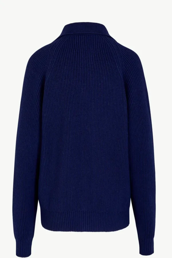 Giuliva Heritage Nino Cardigan in Ribbed Wool Knit< Knitwear