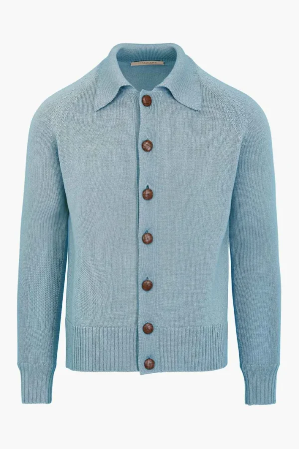 Giuliva Heritage Nino Cardigan in Virgin Wool< Knitwear