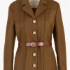 Giuliva Heritage Nora Jacket in Wool Whipcord with Belt<Women Jackets | Blazers