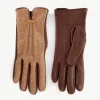 Giuliva Heritage Norfolk Gloves in Fabric and Leather<Women Accessories